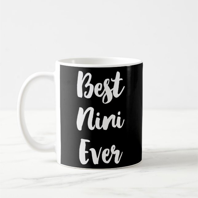 Best Nini Ever Family Coffee Mug (Left)