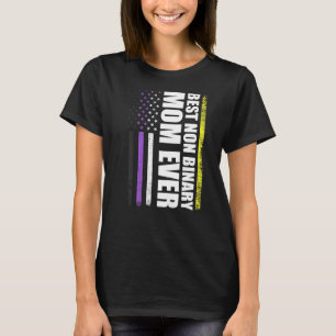 Best Non Binary Mom Ever Lgbt Gay Pride T-Shirt