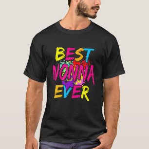 Best Nonna Ever Matching Family Colorful Mothers D T-Shirt