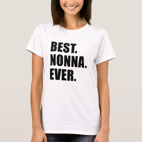 Best Nonna Ever T_Shirt