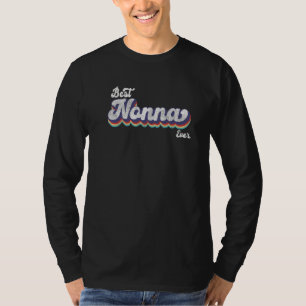 Best Nonna Ever T Shirt Mothers Day , Retro Vintag