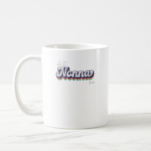 Best Nonna Ever T Shirt Mothers Day  Retro Vintag Coffee Mug