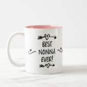 Best Nonna Ever Two-Tone Coffee Mug (Left)