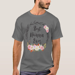 Best Nonna Ever Women Floral Decoration Grandma  T-Shirt