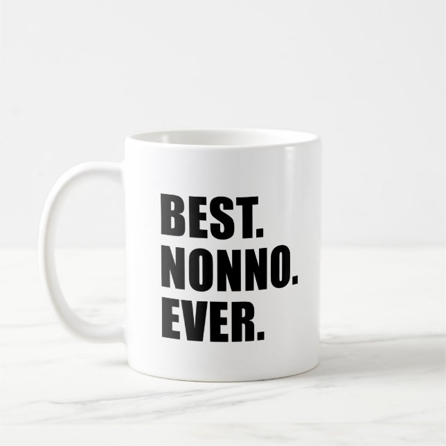Best Nonno Ever Mug (Left)
