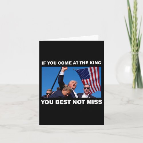 Best Not Miss Tee  Card