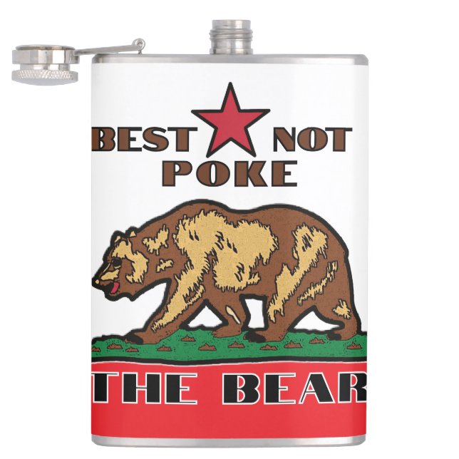 Best Not Poke The Bear - California Flask (Opened)
