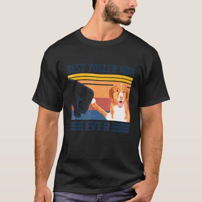 Best Nova Scotia Duck Tolling Retriever Mom Ever   T-Shirt (Front)