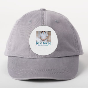 Best nurse add photo name text medical doctor hosp patch