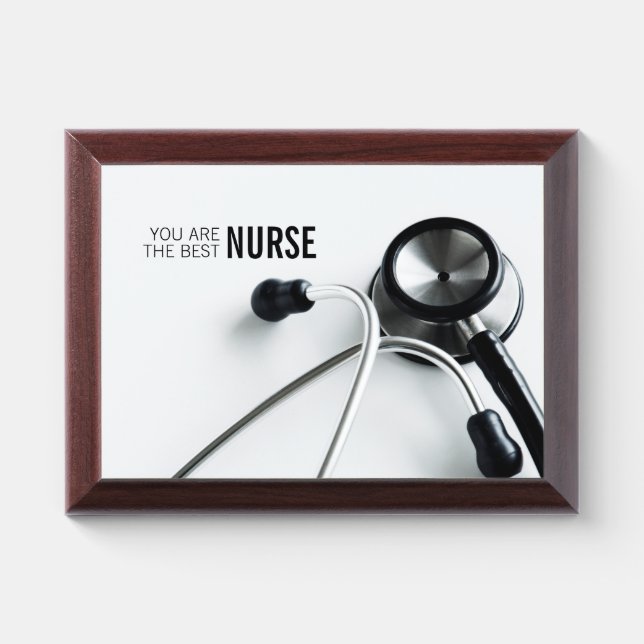 Best Nurse Award Plaque (Horizontal)
