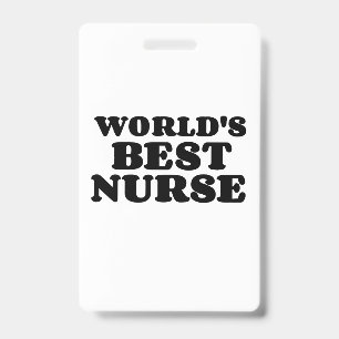 BEST NURSE BADGE