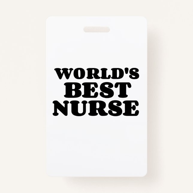 BEST NURSE BADGE (Front)