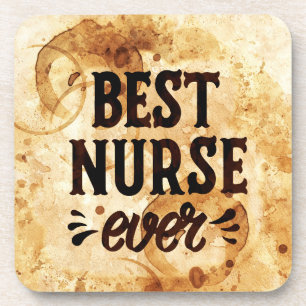 Best Nurse  Beverage Coaster