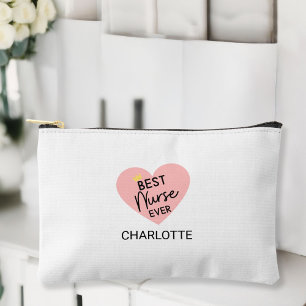 "Best Nurse Ever"–A Heartfelt Gift for Nurses Accessory Pouch