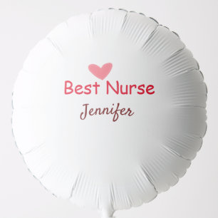 Best nurse ever add name text hospital medical sta balloon