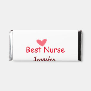 Best nurse ever add name text hospital medical sta hershey bar favors