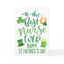 Best Nurse Ever for St Patrick's Day