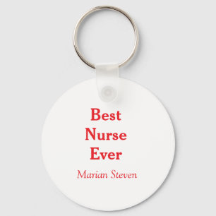 Best nurse ever medical professional paramedical d keychain