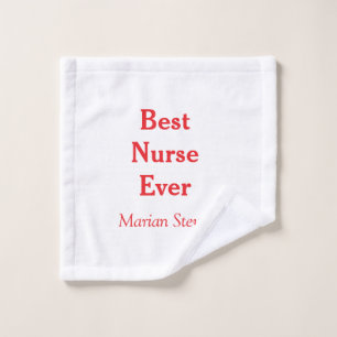 Best nurse ever medical professional paramedical d wash cloth
