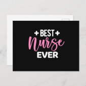 Best nurse ever- nurse appreciation postcard (Front/Back)