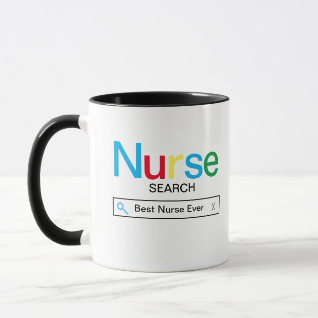 Best Nurse Ever Search engine Result  Mug (Left)
