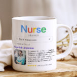 Best Nurse Ever Search Result Photo & Message Coffee Mug<br><div class="desc">This heartfelt and customizable nurse mug is the perfect way to show your appreciation for a special nurse in your life, making it a thoughtful gift for a birthday, graduation, Christmas holidays, or as a thank you. The unique design mimics a popular internet search engine, with a customizable search bar...</div>