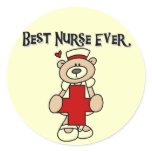 Best Nurse Ever T-shirts and Gifts Classic Round Sticker