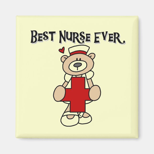 Best Nurse Ever T-shirts and Gifts Magnet (Front)