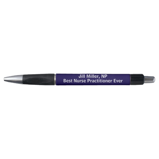 Best Nurse Practitioner Ever Personalized Name Pen (Front)
