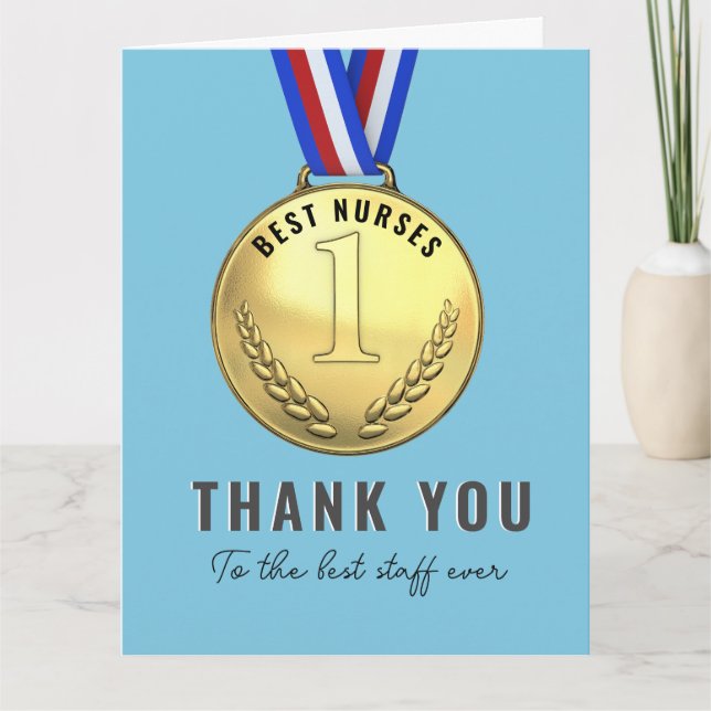 BEST Nurses  Doctor  Card (Front)