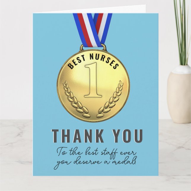 BEST Nurses  Doctor  Card (Front)