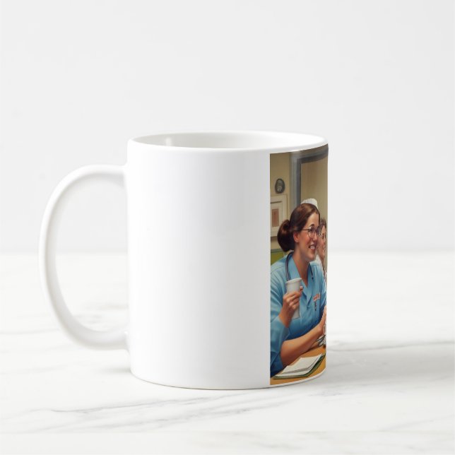 Best Nurses Mug: A Tribute to Compassion and Care Coffee Mug (Left)