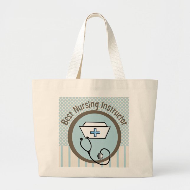 Best Nursing Instructor Tote Bag (Front)