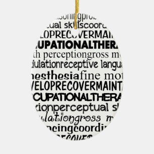 Best Occupational Therapy Gifts Ceramic Ornament
