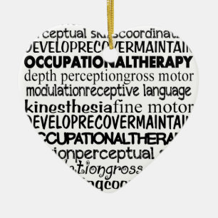 Best Occupational Therapy Gifts Ceramic Ornament