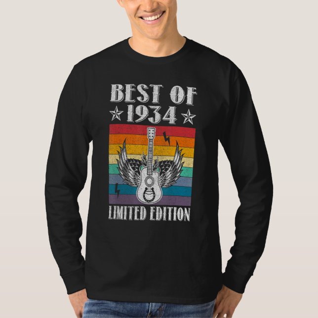 Best Of 1934  88th Birthday 88 Years Old T-Shirt (Front)