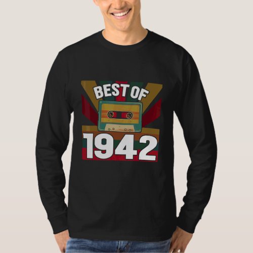 Best Of 1942 Retro Vintage Cassette Tape Classic M T_Shirt