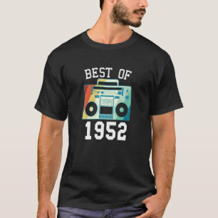 Best Of 1952 Birth Year Vintage Birthday 1952 T-Shirt