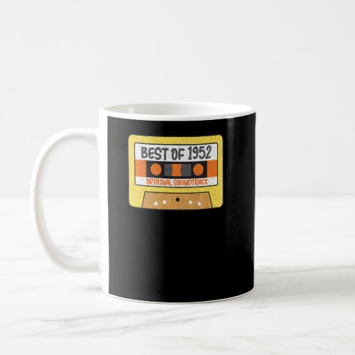 Best Of 1952  Cassette Tape Player Vintage Retro  Coffee Mug