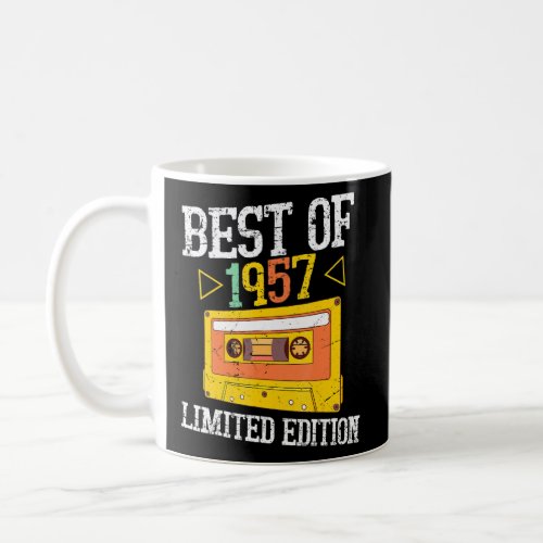 Best Of 1957  65th Year Old Birthday  Coffee Mug
