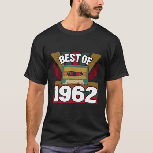 Best Of 1962 Retro Vintage Cassette Tape Classic M T_Shirt