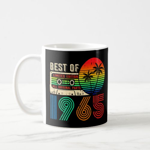 Best Of 1965 57th Birthday Vintage Cassette  Coffee Mug