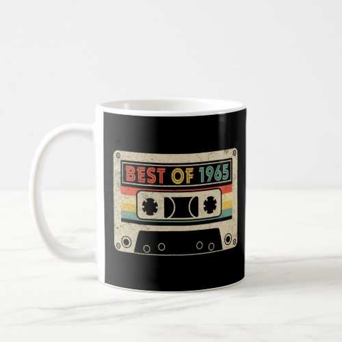 Best Of 1965 58th Birthday  Cassette Tape Vintage  Coffee Mug