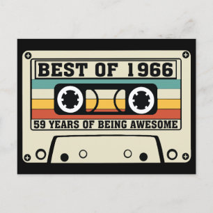 Best of 1966 59 years of being awesome holiday postcard