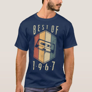 Best Of 1967 55 Year Old Gifts Cassette Tape 55th  T-Shirt