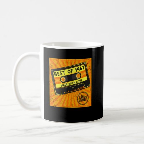 Best of 1967 Birthday Cassette  Love  Coffee Mug