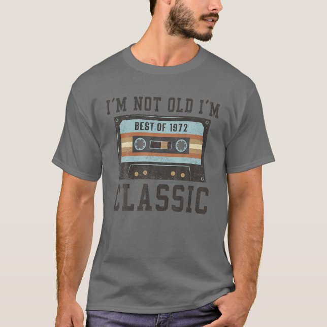 Best Of 1972 51St Birthday Gifts Men Bday 51 Birth T-Shirt (Front)
