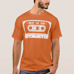 Best of 1976 Retro Cassette Tape 1976 Birthday T-Shirt