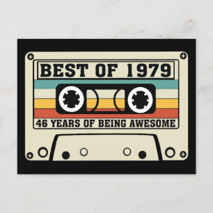Best of 1979 46 years of being awesome holiday postcard