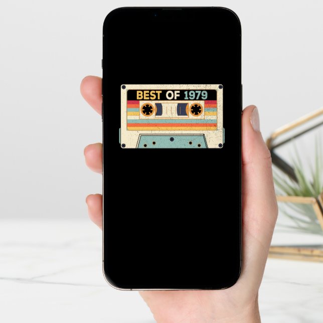 Best Of 1979 Birthday Cassette Tape Card (Front Digital)